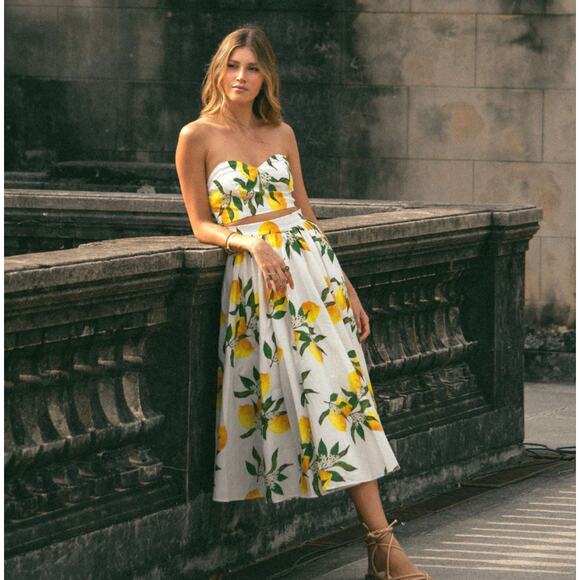 Pepita Perez Dresses & Skirts - Pepita Perez Amalfi Lemon Skirt